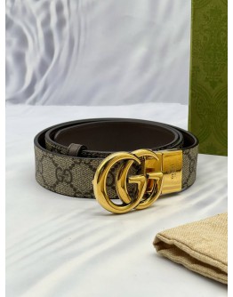 (LIKE NEW) GUCCI MARMONT REVERSIBLE BELT 