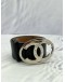 CHANEL CC BUCKLE BLACK BELT 