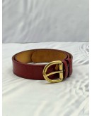 LOUIS VUITTON RED MONOGRAM VERNIS BELT 