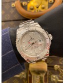(LIKE NEW) 2015 ROLEX YACHT-MASTER REF 116622 SILVER DIAL 40MM AUTOMATIC WATCH -FULL SET-