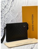 (LIKE NEW) LOUIS VUITTON DAMIER INFINI STAND POUCH -FULL SET-