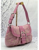 COACH SIGNATURE SHOULDER BAG IN PINK 