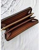 LOUIS VUITTON ZIPPY WALLET IN BROWN MONOGRAM CANVAS