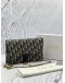 (LIKE NEW) CHRISTIAN DIOR SADDLE FLAP POUCH WITH CHAIN -FULL SET-