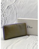 CHRISTIAN DIOR LONG ZIP WALLET