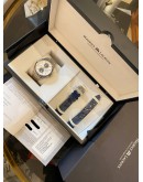 (LIKE NEW) 2025 MAURICE LACROIX PONTOS CHRONOGRAPH REF PT6038-SSL2H-130-A PANDA DIAL 43MM AUTOMATIC WATCH -FULL SET-