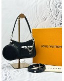 (UNUSED) 2025 LOUIS VUITTON MARELLINI SHOULDER AND CROSSBODY BAG IN BLACK EPI LEATHER -FULL SET-