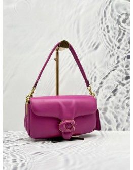COACH PILLOW TABBY 26 SHOULDER BAG IN HOT PINK CALFSKIN LEATHER