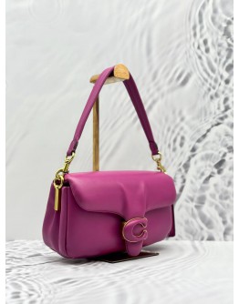 COACH PILLOW TABBY 26 SHOULDER BAG IN HOT PINK CALFSKIN LEATHER