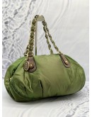 TODS NYLON CHAIN SHOULDER BAG 