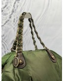 TODS NYLON CHAIN SHOULDER BAG 