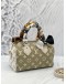 (LIKE NEW) LOUIS VUITTON MONOGRAM SPEEDY BANDOULIERE 20 KAKI BEIGE CREAM 