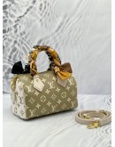 (LIKE NEW) LOUIS VUITTON MONOGRAM SPEEDY BANDOULIERE 20 KAKI BEIGE CREAM 
