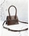(LIKE NEW) JACQUEMUS LE CHIQUITO MOYEN IN DAREK BROWN WITH STRAP