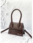 (LIKE NEW) JACQUEMUS LE CHIQUITO MOYEN IN DAREK BROWN WITH STRAP
