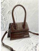 (LIKE NEW) JACQUEMUS LE CHIQUITO MOYEN IN DAREK BROWN WITH STRAP