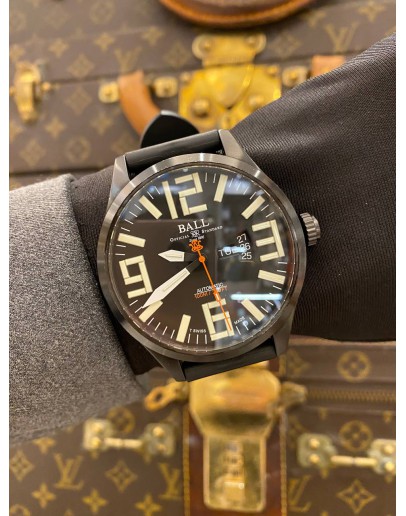 2021 BALL ENGINEER MASTER II AVIATOR OVERSIZE LIMITED EDITION 1217 PIECES WORLDWIDE REF NM2050C-P2A-BK BLACK DIAL 48MM AUTOMATIC WATCH