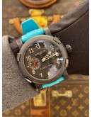 2016 ROMAIN JEROME TITANIC-DNA FIVE BLACK LIMITED EDITION REF T.BBBBB.00 BLACK DIAL 46MM AUTOMATIC WATCH