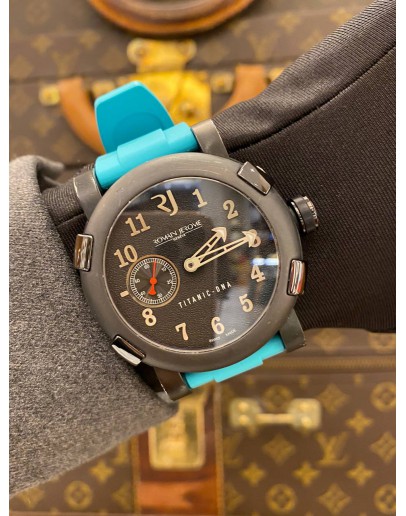 2016 ROMAIN JEROME TITANIC-DNA FIVE BLACK LIMITED EDITION REF T.BBBBB.00 BLACK DIAL 46MM AUTOMATIC WATCH