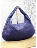 (LIKE NEW) BOTTEGA VANETA WOMAN HOBO BAG DARK PURPLE 