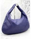(LIKE NEW) BOTTEGA VANETA WOMAN HOBO BAG DARK PURPLE 