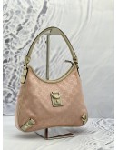 GUCCI ABBEY D RING IVORY PINK SHOULDER BAG 