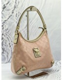 GUCCI ABBEY D RING IVORY PINK SHOULDER BAG 