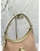 GUCCI ABBEY D RING IVORY PINK SHOULDER BAG 