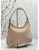 GUCCI ABBEY D RING IVORY PINK SHOULDER BAG 