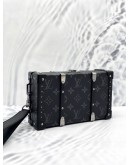 (LIKE NEW) LOUIS VUITTON BLACK MONOGRAM ECLIPSE CLUTCH BAG 