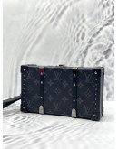 (LIKE NEW) LOUIS VUITTON BLACK MONOGRAM ECLIPSE CLUTCH BAG 