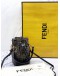 (BRAND NEW) FENDI MON TRESOR BROWN LEATHER MINI BAG -FULL SET-