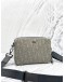 (LIKE NEW) CHRISTIAN DIOR OBLIQUE CANVAS DOUBLE ZIP CROSSBODY POUCH 