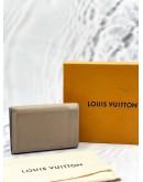 LOUIS VUITTON TRI-FOLD WALLET IN GRAYISH CALFSKIN GREY -FULL SET-