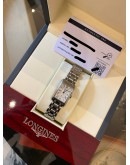 (LIKE NEW) 2024 LONGINES DOLCEVITA REF L5.255.4.71.6 WHITE DIAL ROMAN NUMERALS 20.8MM x 32MM QUARTZ WATCH