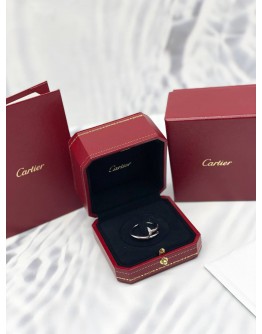 (BRAND NEW) 2024 CARTIER JUSTE UN CLOU 750 WHITE GOLD DIAMOND RING NO. 60 -FULL SET-