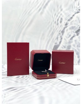 (BRAND NEW) 2024 CARTIER JUSTE UN CLOU 750 WHITE GOLD DIAMOND RING NO. 60 -FULL SET-