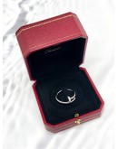 (BRAND NEW) 2024 CARTIER JUSTE UN CLOU 750 WHITE GOLD DIAMOND RING NO. 60 -FULL SET-