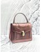 (LIKE NEW) BVLGARI PINK PATENT SERPENTI FOREVER TOP HANDLE BAG