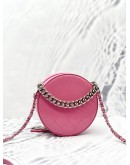 (LIKE NEW) CHANEL ROUND AS EARTH COCO MARK CHAIN HANDBAG PATENT LEATHER