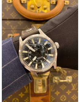 (LIKE NEW) 2024 BALL ENGINEER MASTER II AVIATOR REF NM1080C-L3-BK BLACK DIAL 46MM AUTOMATIC WATCH