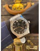 (LIKE NEW) 2025 HUBLOT CLASSIC FUSION REF 511.NX.1171.RX BLACK DIAL 45MM AUTOMATIC WATCH 