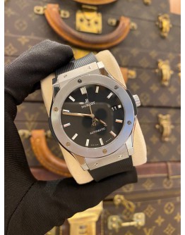 (LIKE NEW) 2025 HUBLOT CLASSIC FUSION REF 511.NX.1171.RX BLACK DIAL 45MM AUTOMATIC WATCH 