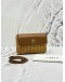 (LIKE NEW) FURLA DIAMANTE MINI CROSSBODY BAG IN COGNAC H GRAINED CALFSKIN LEATHER AND NATURAL TAN RATTAN