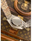 (LIKE NEW) 2016 ROLEX LADY DATEJUST REF 179174 JUBILEE BLACK DIAMOND DIAL 26MM AUTOMATIC WATCH