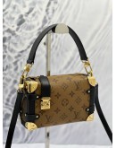 (LIKE NEW) LOUIS VUITTON SIDE TRUNK PM IN MONOGRAM REVERSE CANVAS 