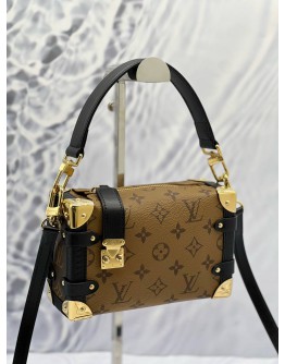 (LIKE NEW) LOUIS VUITTON SIDE TRUNK PM IN MONOGRAM REVERSE CANVAS 