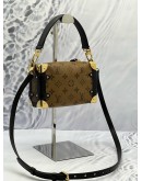 (LIKE NEW) LOUIS VUITTON SIDE TRUNK PM IN MONOGRAM REVERSE CANVAS 