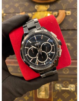 (LIKE NEW) 2014 RADO HYPERCHROME CHRONOGRAPH REF 650.0275.3 BLACK DIAL 44MM AUTOMATIC WATCH