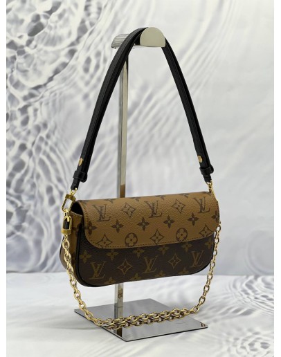 (UNUSED) LOUIS VUITTON WALLET ON CHAIN IVY MONOGRAM REVERSE CANVAS
